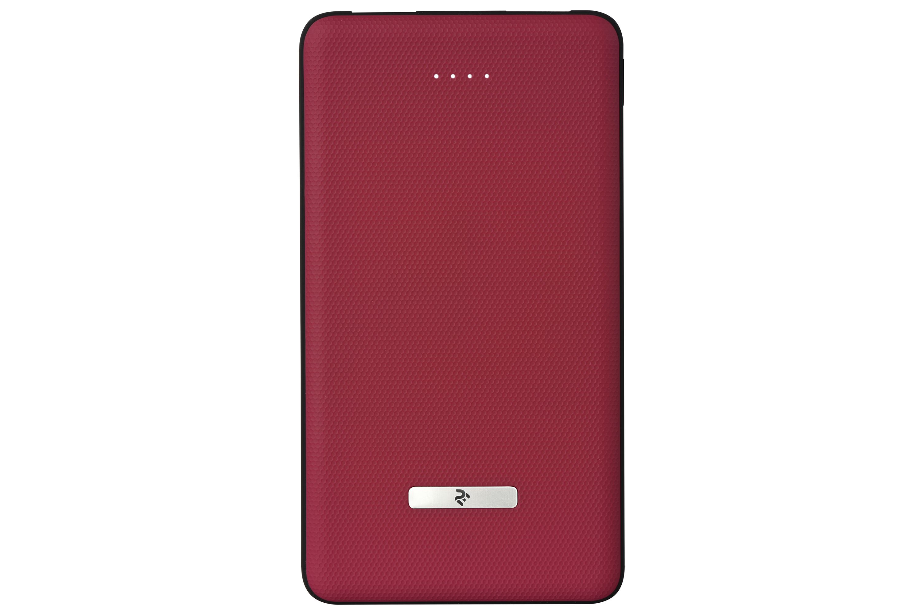 

Портативное зарядное устройство 2Е 10000mAh, DC 5V, 2USB-2.1A&2.1A, SOTA SLIM series, red