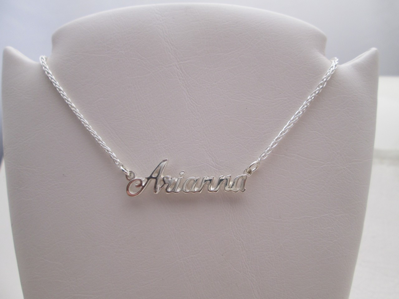 

Серебряное именное колье Dariy Арианна Arianna