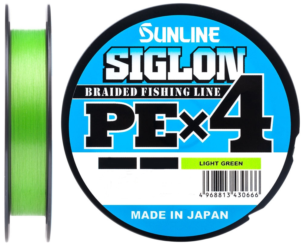 

Шнур Sunline Siglon PE X4 Light Green 150m #2.5/0.270mm 40lb/18.5kg