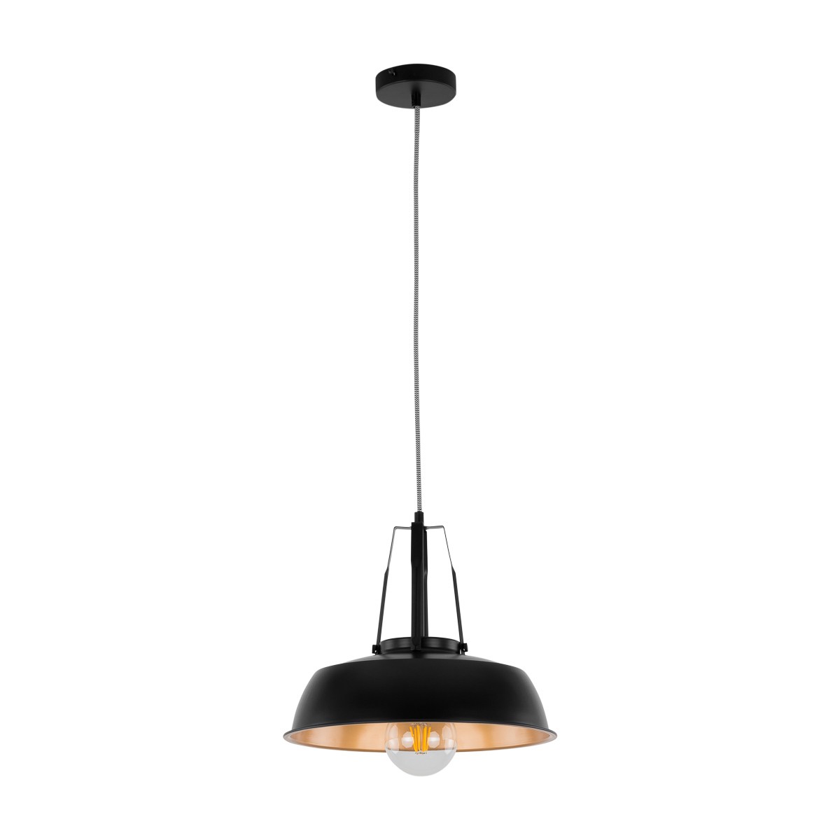 

Подвесной светильник Italux Mdm-3619/1M Bk+Gd Paloma