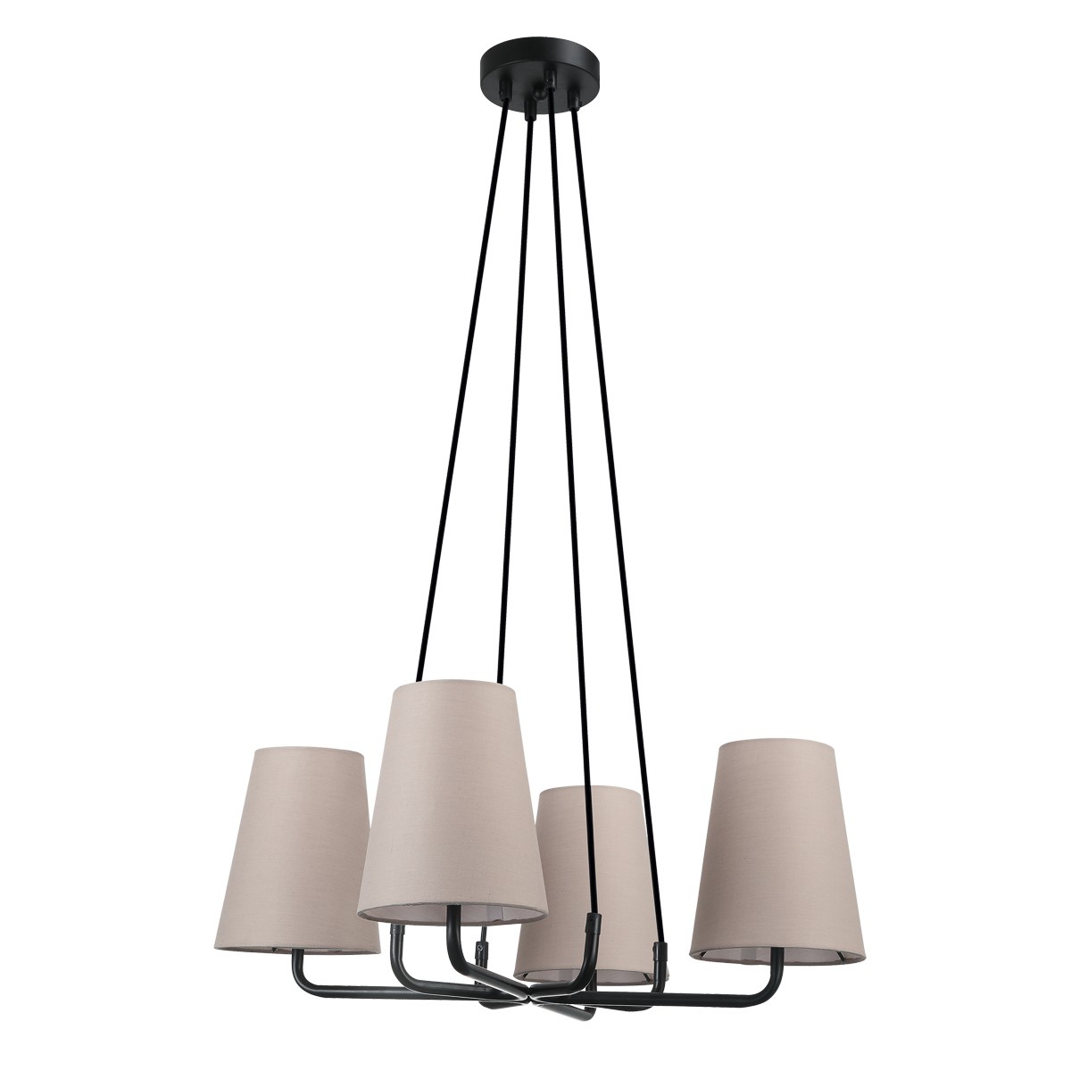 

Люстра Italux Mdm-3545/4 Bk+Light Gr Primo
