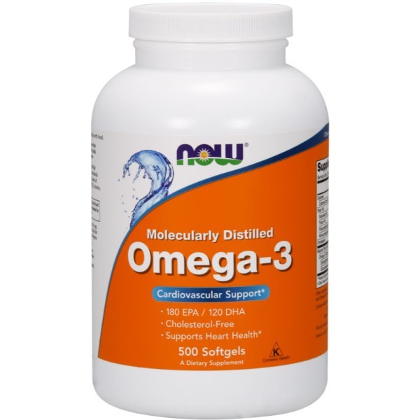 

Жирные кислоты Now Foods Omega-3 1000 mg (500 капсул)