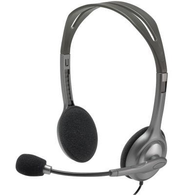 

Наушники Logitech H111 Stereo Headset with 1*4pin jack (981-000593) (K052738-01)