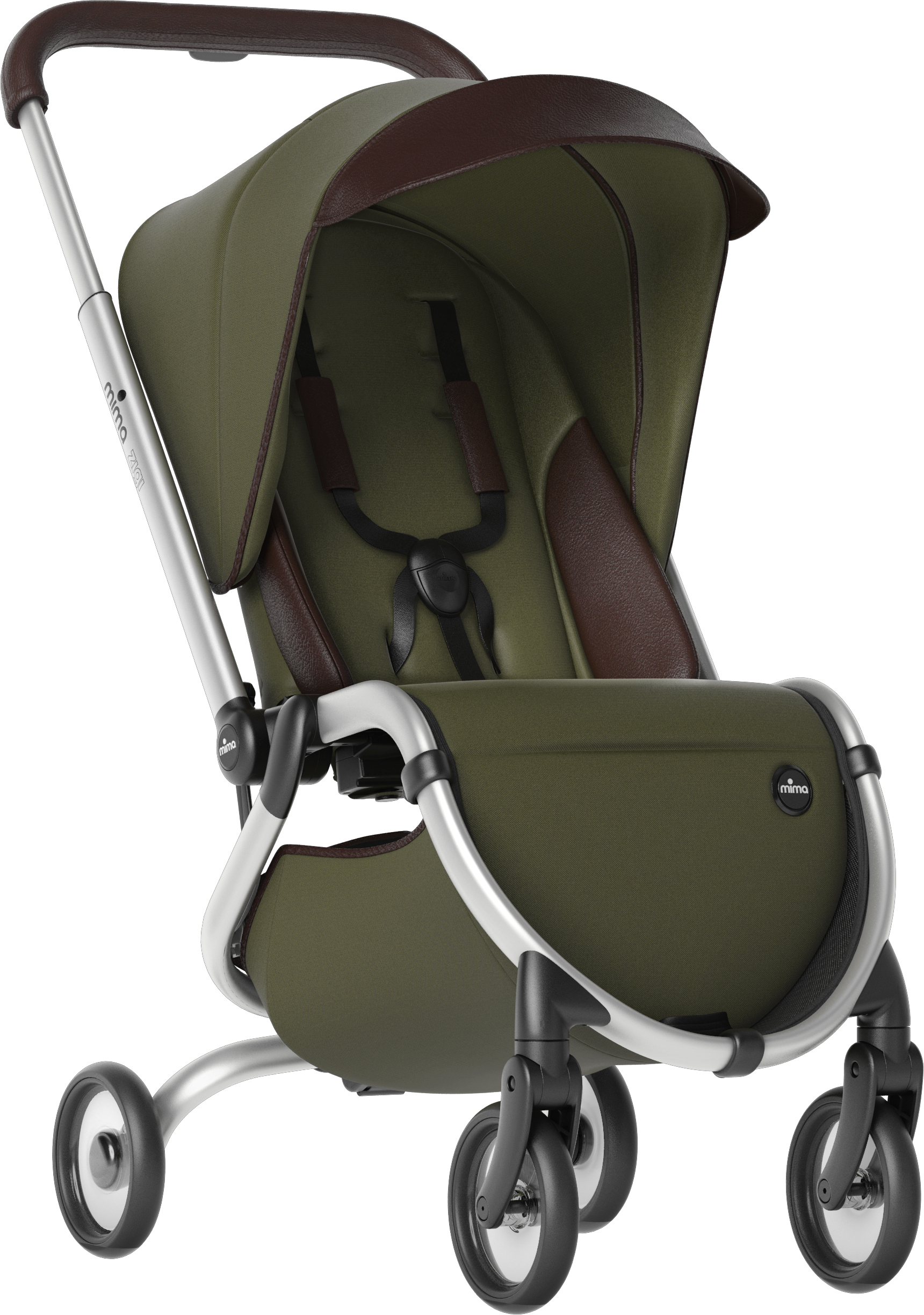 

Прогулочная коляска Mima Zigi Olive Green Хаки (26_162)