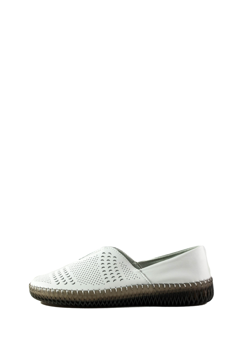 

Слипоны женские Allshoes 19111-5K белые (40)