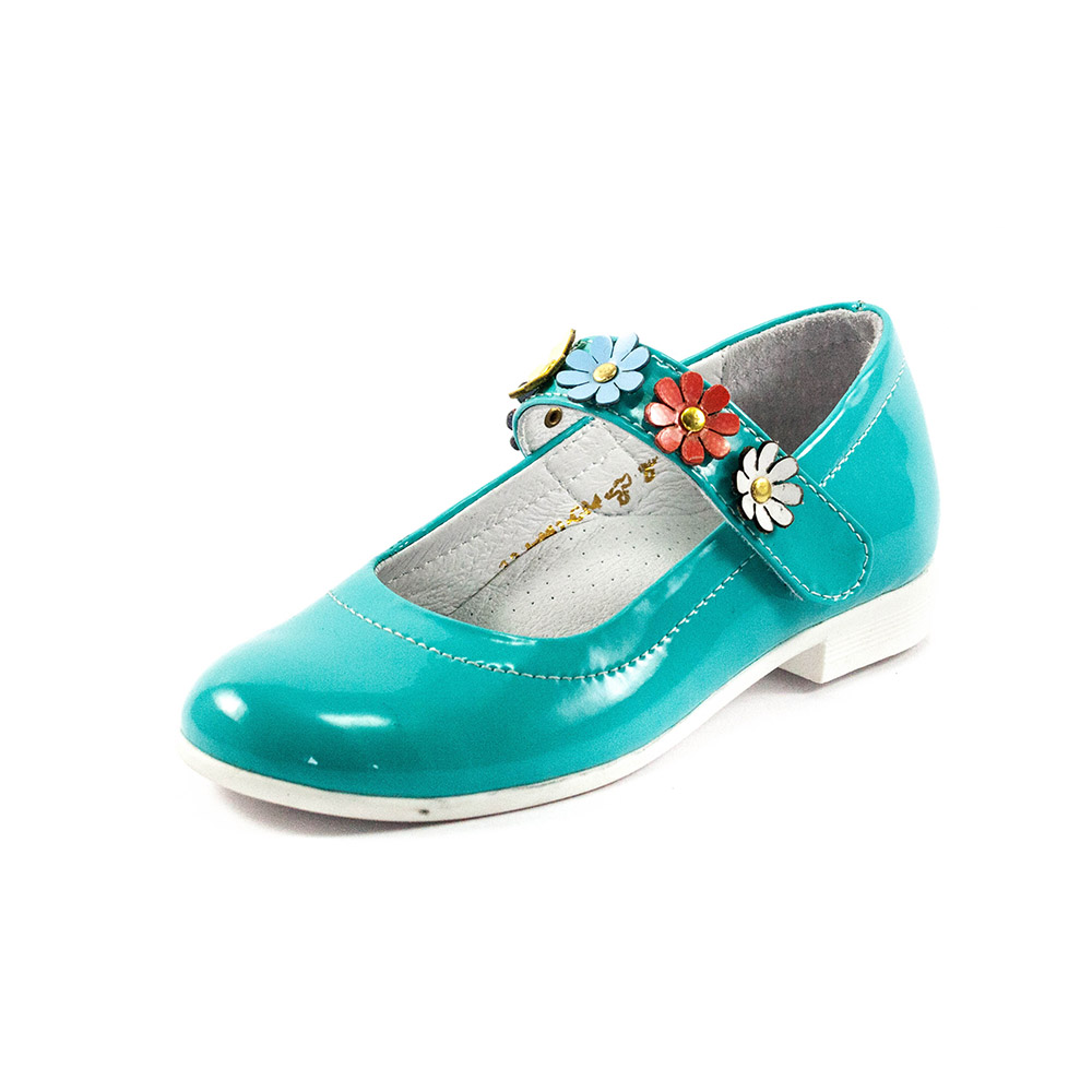 

Туфли детские Foletti Kids FK-Flora бирюзовая кожа (27)