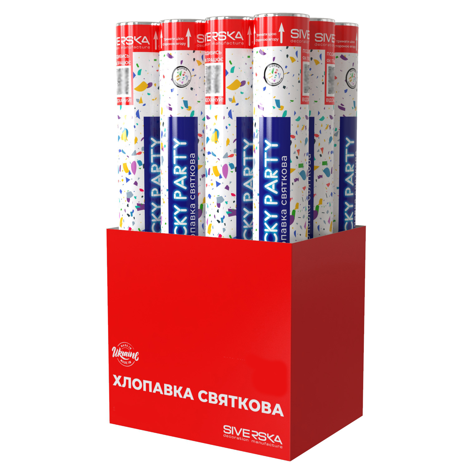 

Хлопавка пневматична Siverska Lucky Party 40 см (LPNL004012) Упаковка 12 шт.