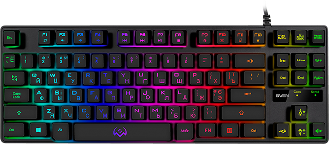 

Клавиатура проводная Sven KB-G7400 USB (00600204)