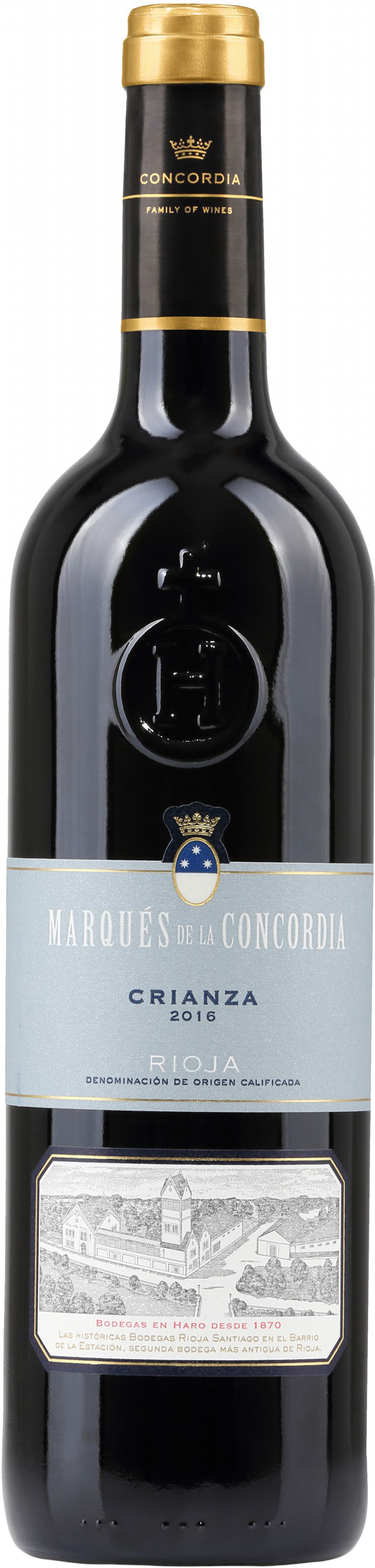 Акция на Вино Marques de la Concordia Crianza красное сухое 0.75 л 14% (8410396220913) от Rozetka UA