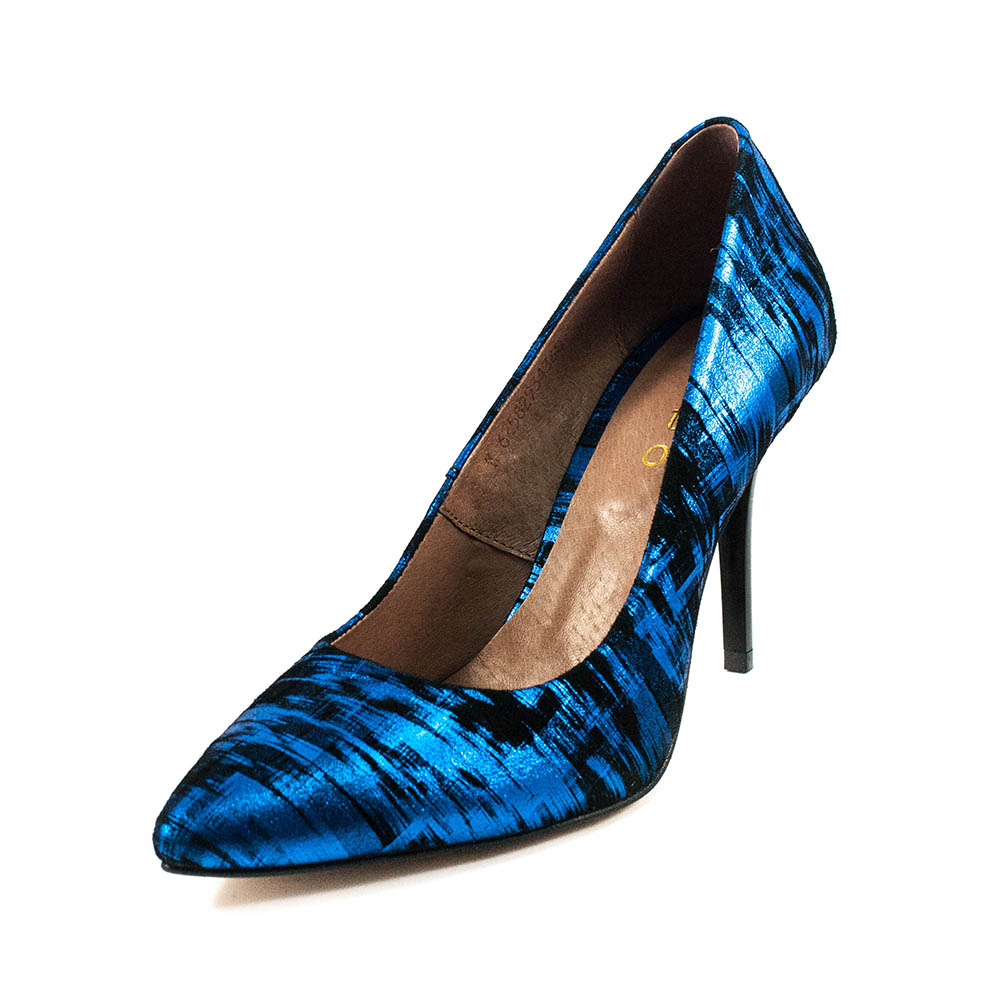 

Туфли женские Tutto Shoes T3122 синий текстиль (36)