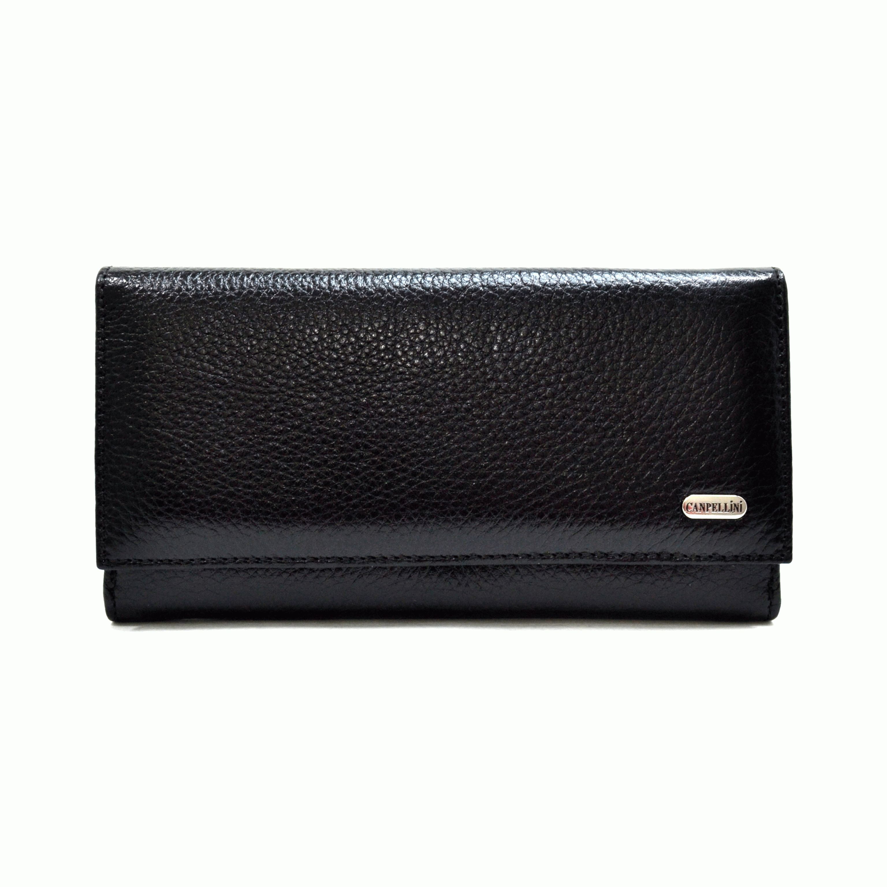 

Кошелёк Canpellini 157-7 кожаный Черный