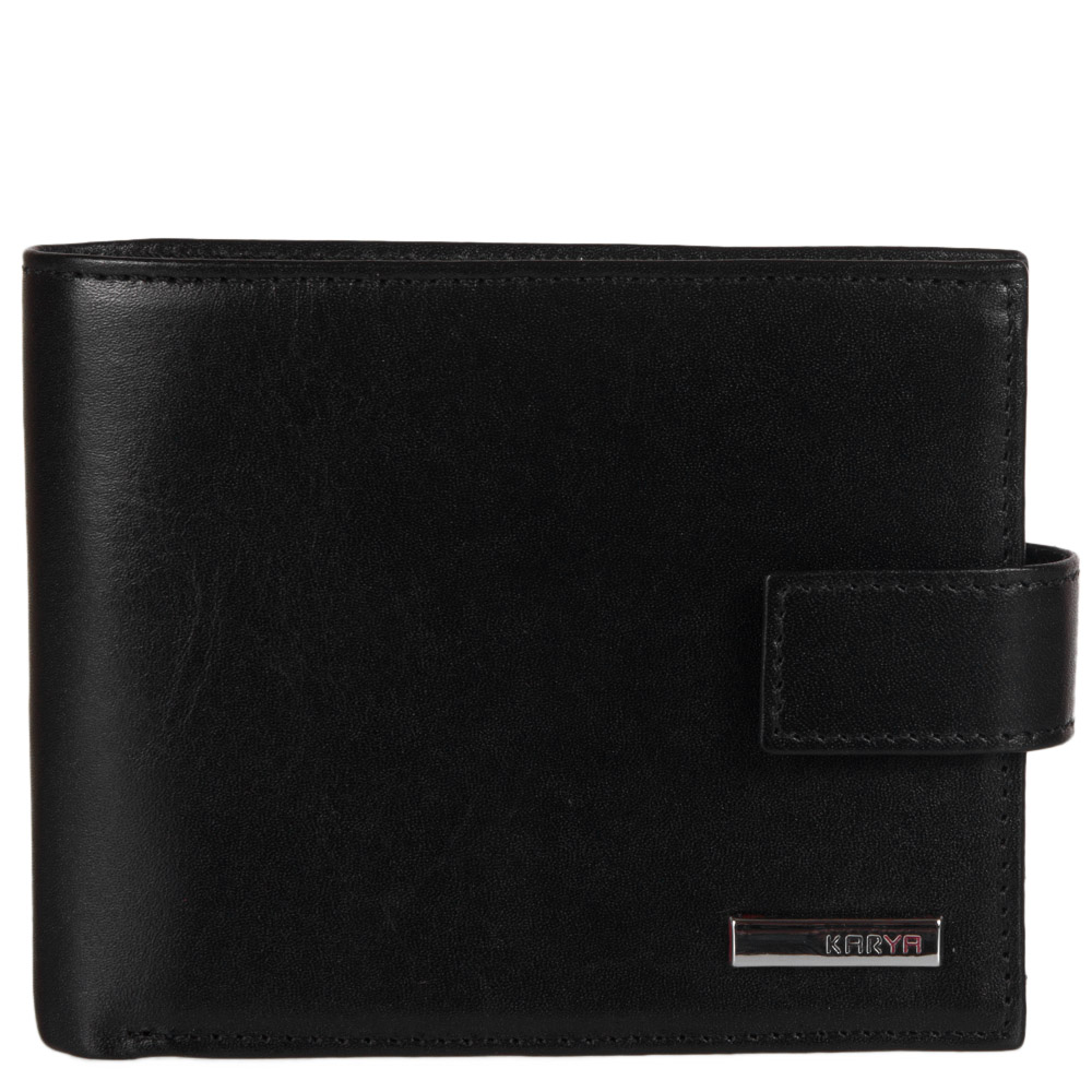 

Кошелёк KARYA 0464-1black кожаный Черный
