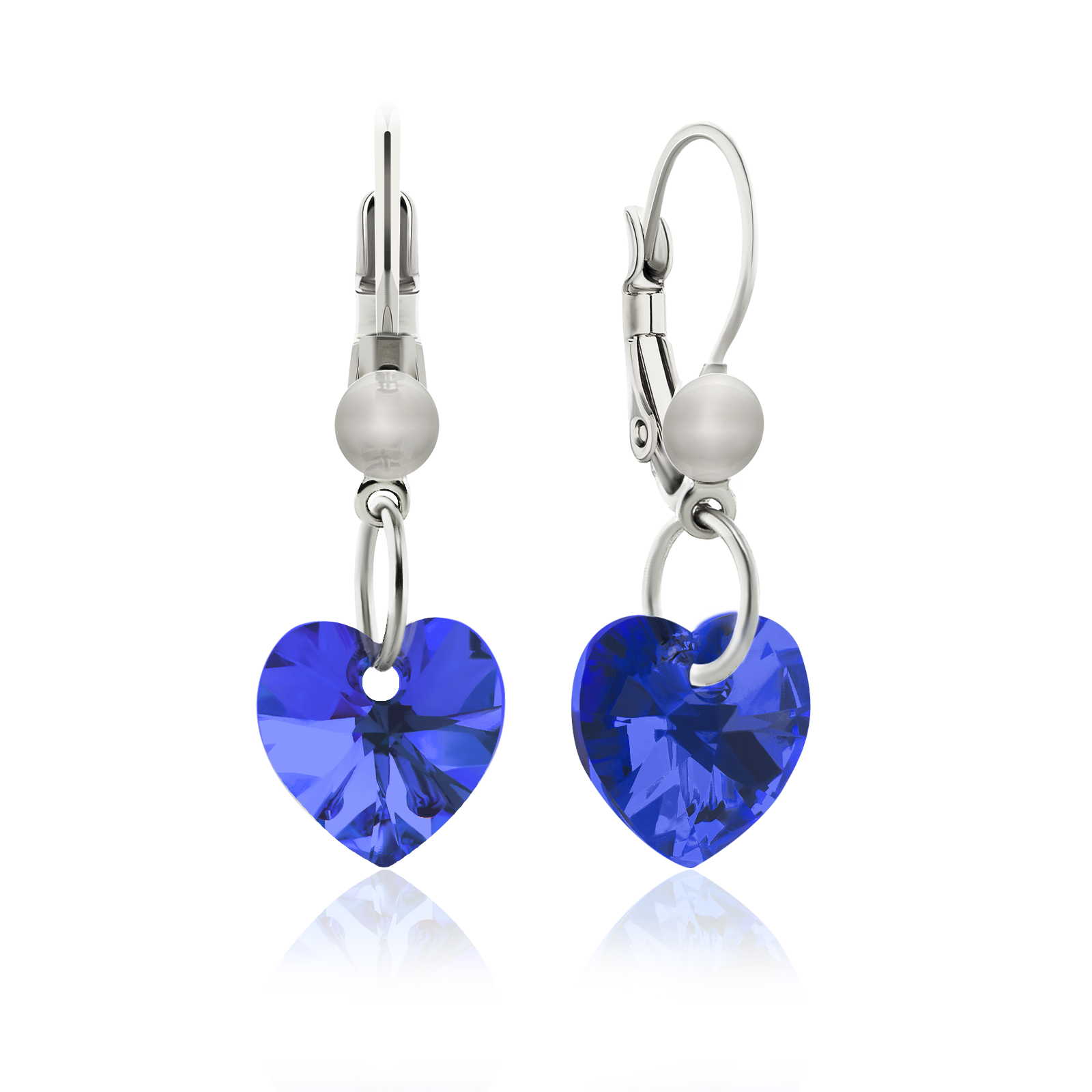 

Серьги KOBI Heart Small 10*10 мм со Swarovski модели 7440-0129-202-32