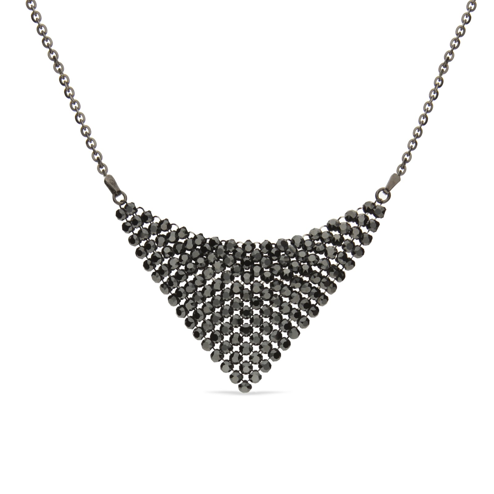 

Серебряное колье SPARK Chic со Swarovski модели NMESH18J