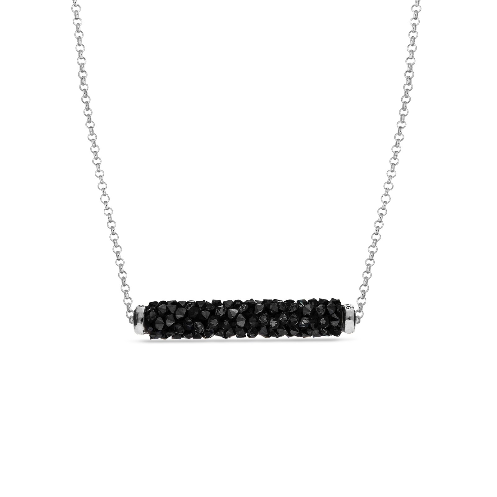 

Серебряное колье SPARK Rock Tube со Swarovski модели N95100J