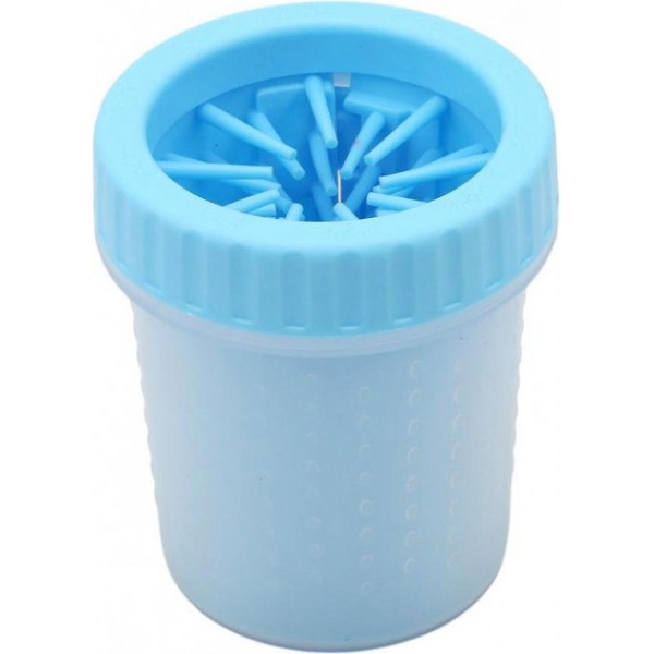 

Лапомойка для собак и кошек 300 мл Soft Gentle Silicone Bristles голубая