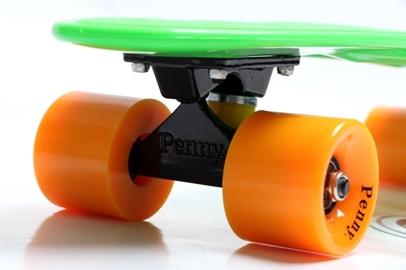 

Скейт Пенни борд Penny Board 2020 Салатовый , Оранжевые Колеса