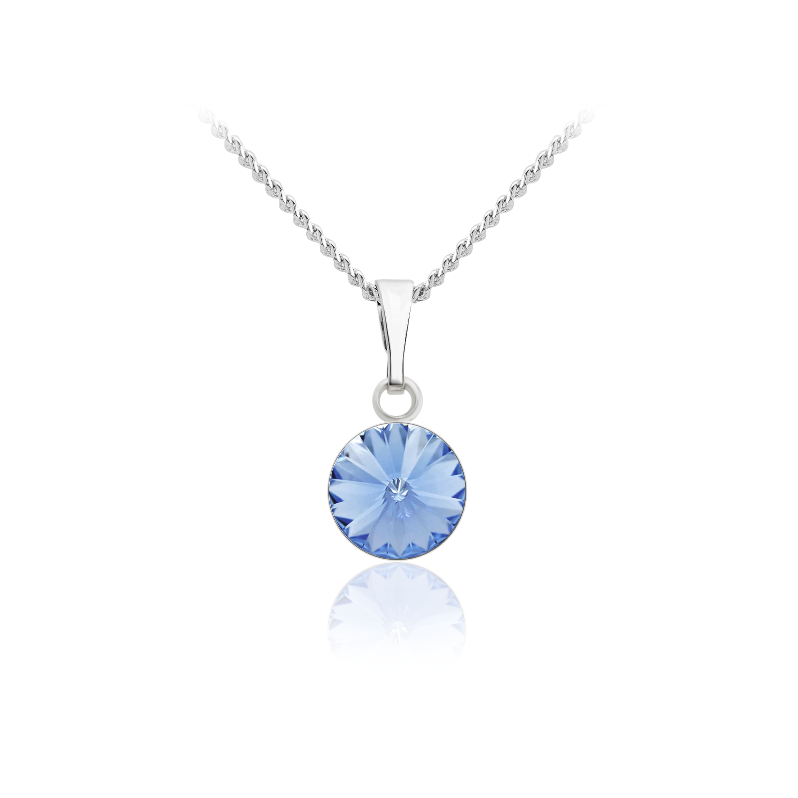 

Кулон с цепочкой KOBI Rivoli 8 мм с кристаллом Swarovski модели 7730-1188-17-32