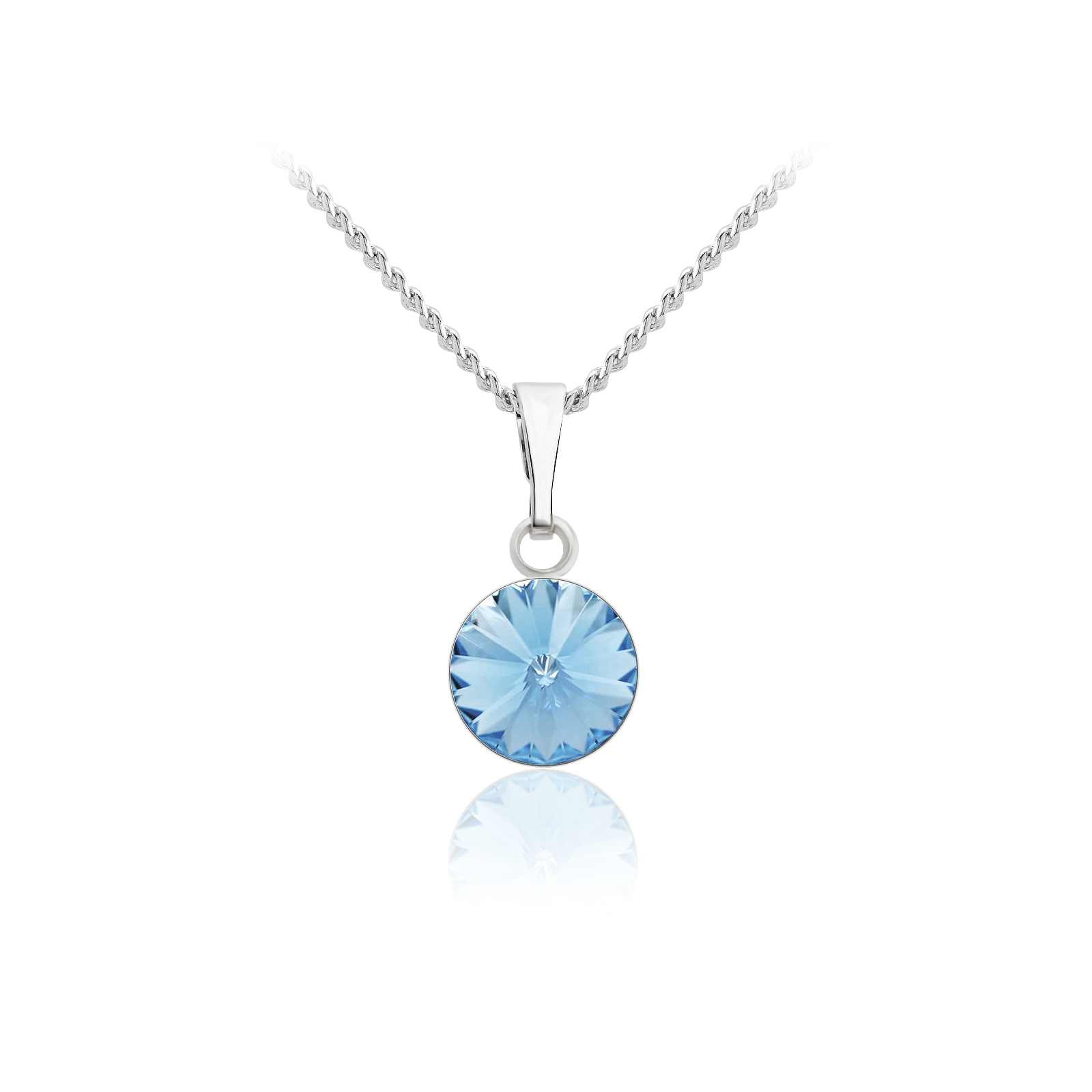 

Кулон c цепочкой KOBI Rivoli 8 мм с кристаллом Swarovski модели 7730-1188-12-32