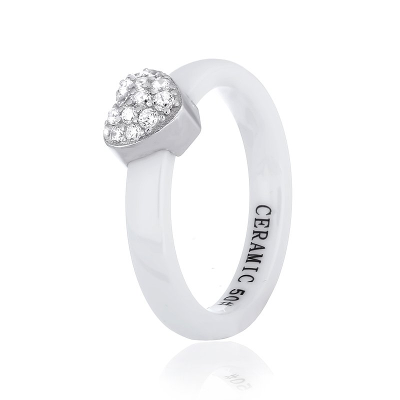 

Серебряное кольцо Silvex925 с фианитом 17.4 мм модели КК2ФК1/1006-З
