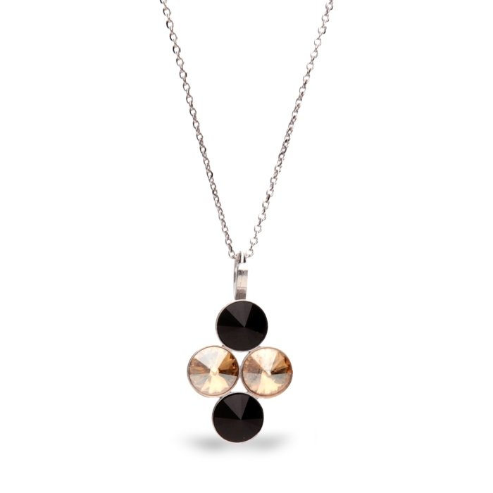

Серебряный кулон c цепочкой SPARK Uva Small со Swarovski модели NG11224JGS