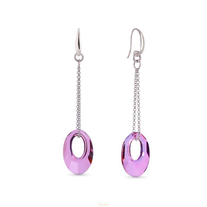 

Серебряные серьги SPARK Elipse со Swarovski модели KW6040AP