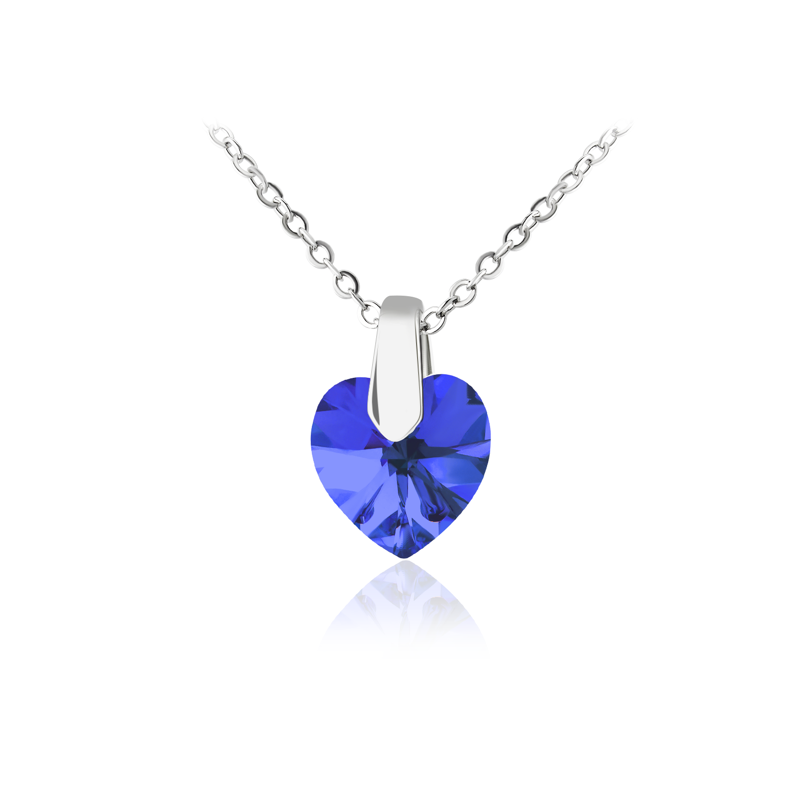 

Кулон KOBI Heart Small со Swarovski 9x10 мм модели 7430-2259-202-32