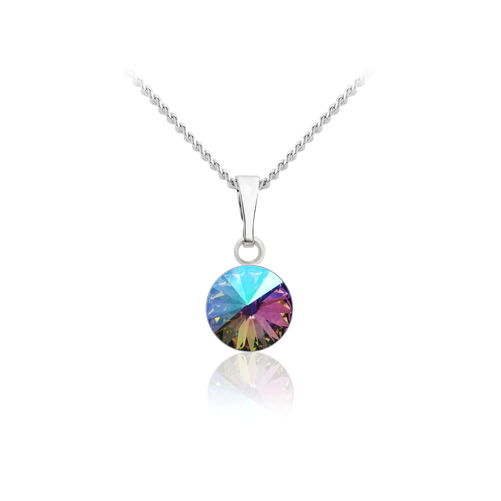 

Кулон c цепочкой KOBI Rivoli 8 мм с кристаллом Swarovski модели 7730-1188-51-32