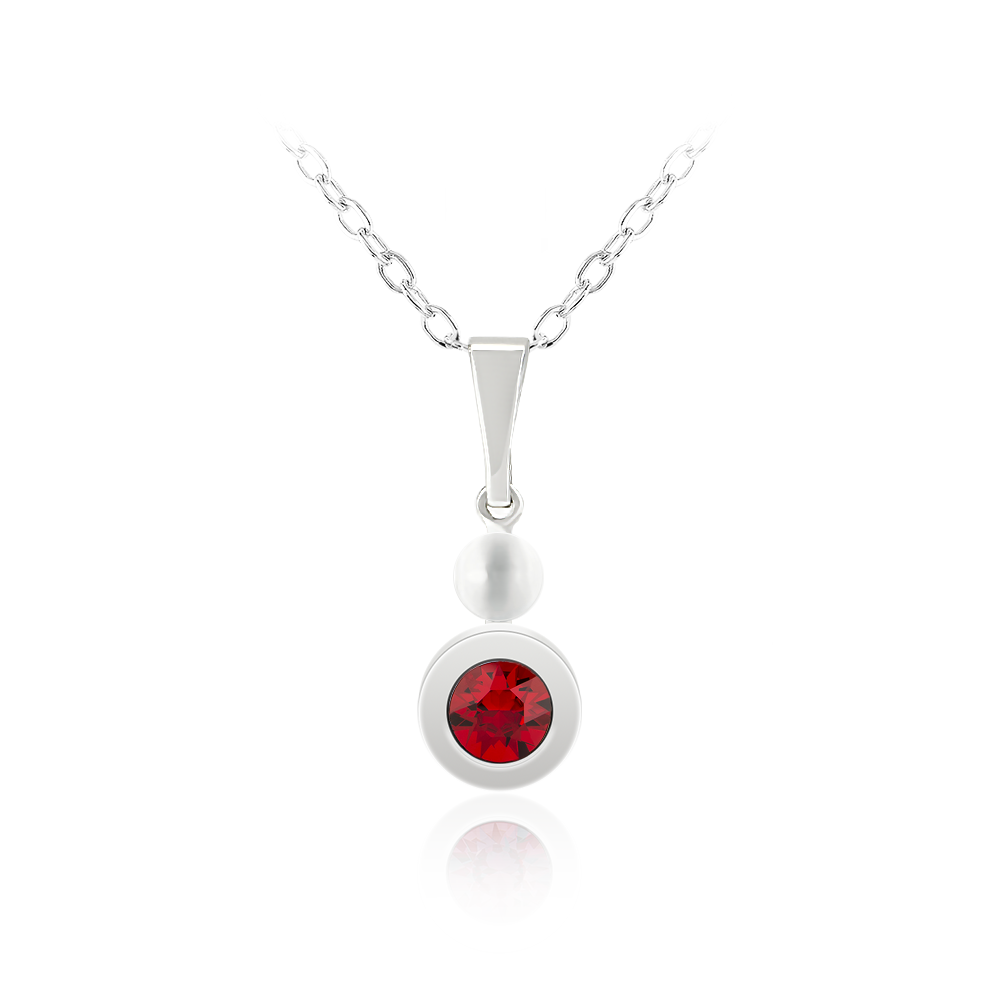 

Кулон KOBI Tora с круглым камнем Swarovski 4 мм модели 7430-2677-15-32