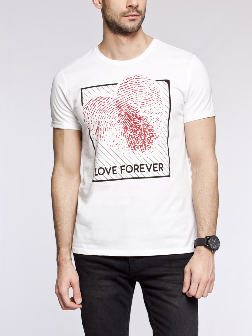 

Футболка LC Waikiki Love forever  Белая (LCW T-shirt -319-0, Футболка LC Waikiki Love forever M Белая (LCW T-shirt -319-0)