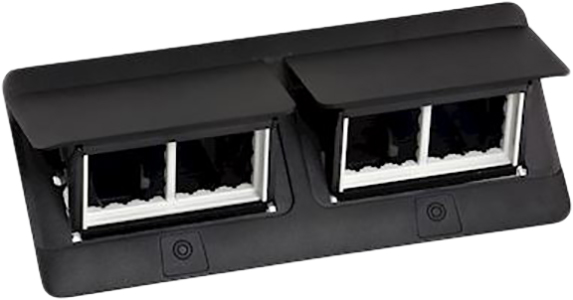 

Выдвижной люк Legrand DLP desk на 2х4 модуля Черный