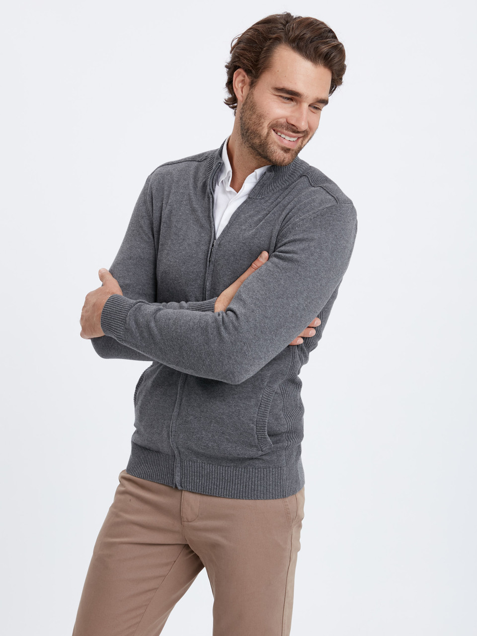 

Кардиган LC Waikiki Серый XL (LCWKnitwear-786-2)