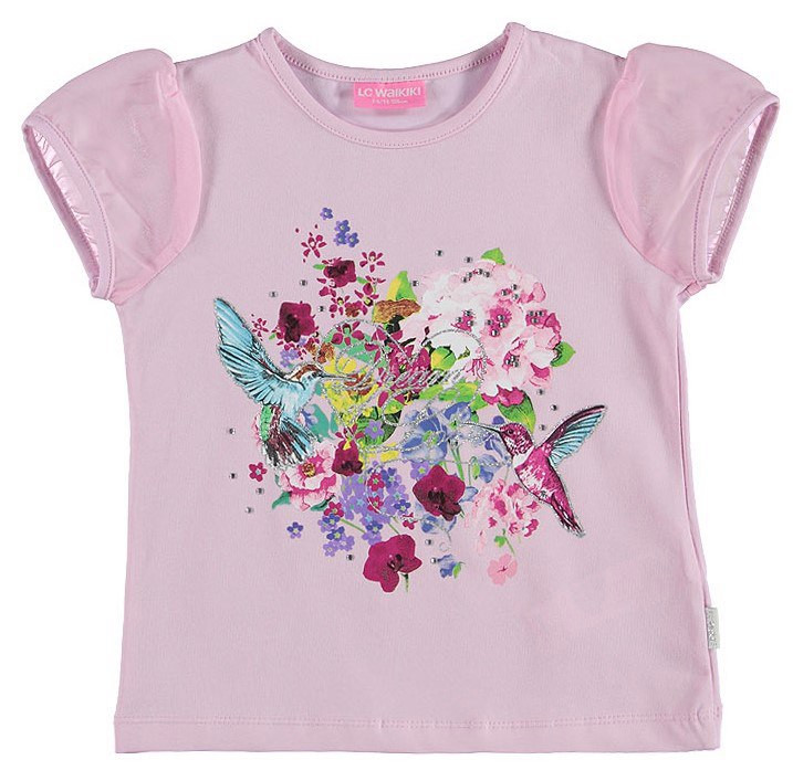 

Футболка LC Waikiki 104 см Розовая (T-shirt girl -064-1)