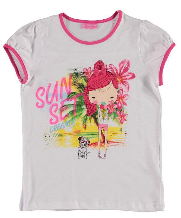 

Футболка LC Waikiki 116 см Белая (T-shirt girl -004-1)
