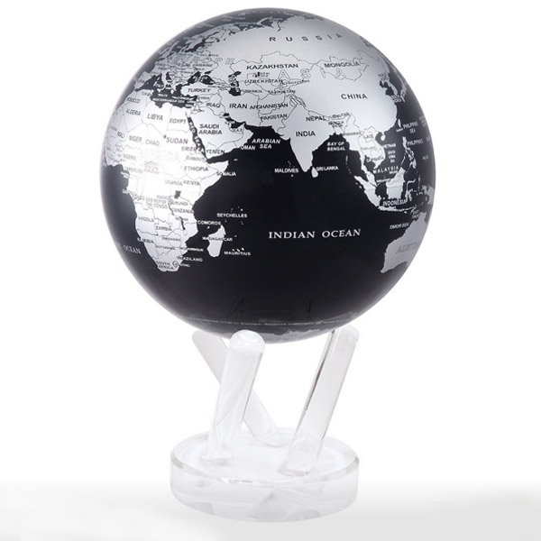 

Гиро-глобус Solar Globe "Политическая карта" 11,4 см серебристо-черный (MG-45-SBE)