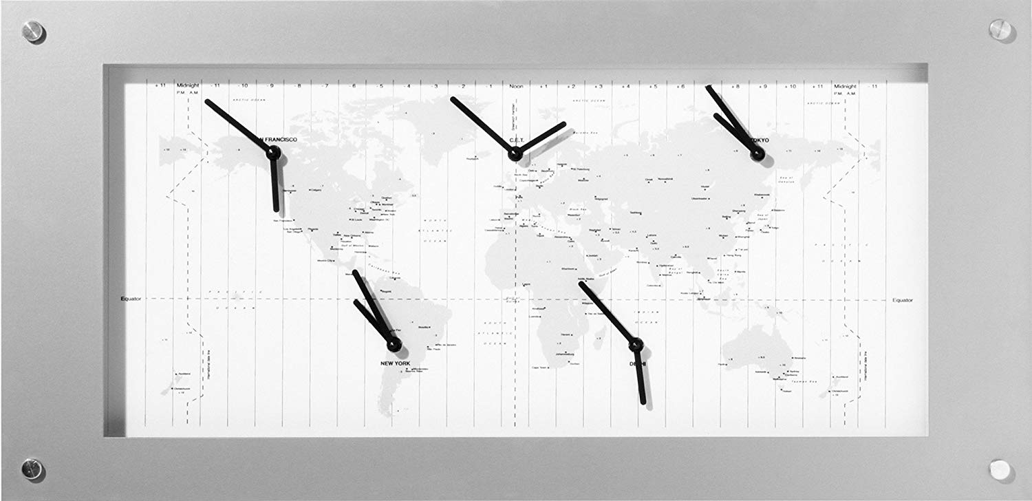

Часы настенные "Time Zone" 90х40 см