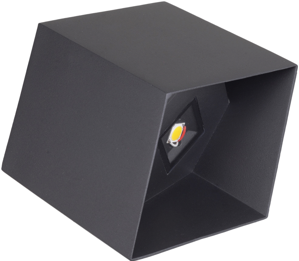 

Уличный светильник Brille AL-600/2х5W NW LED IP54 BK (34-401)