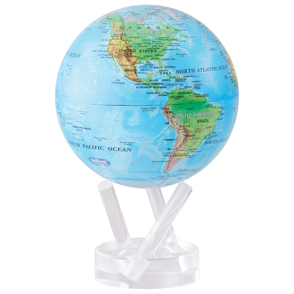 

Гиро-глобус Solar Globe "Физическая карта Мира" 15,3 см (MG-6-RBE)