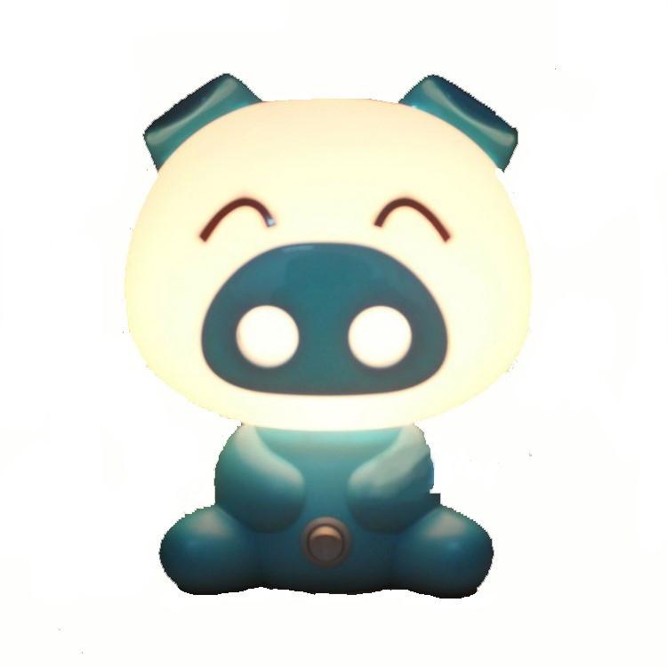 

Светильник ночник Свинка Blue