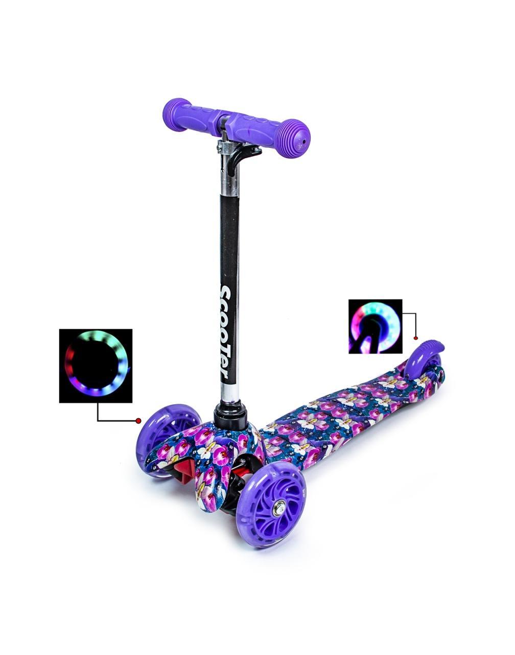 

Самокат Mini Scooter "Орхідея" Фіолетовий