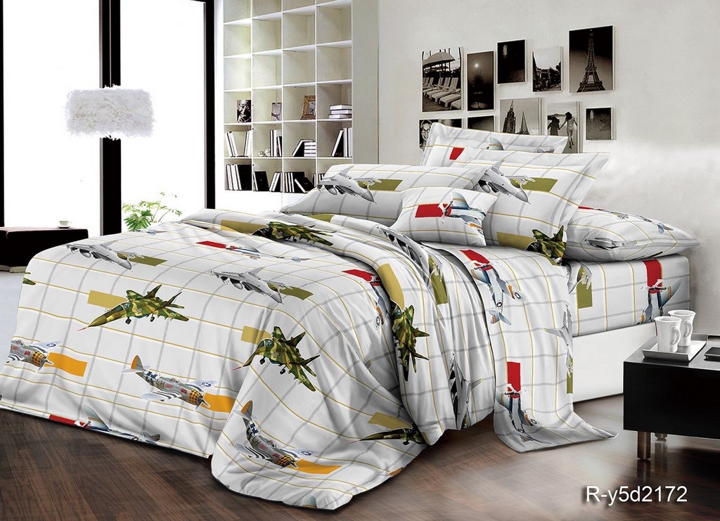 

Постельное белье CottonTwill с самолётами Евро комплект