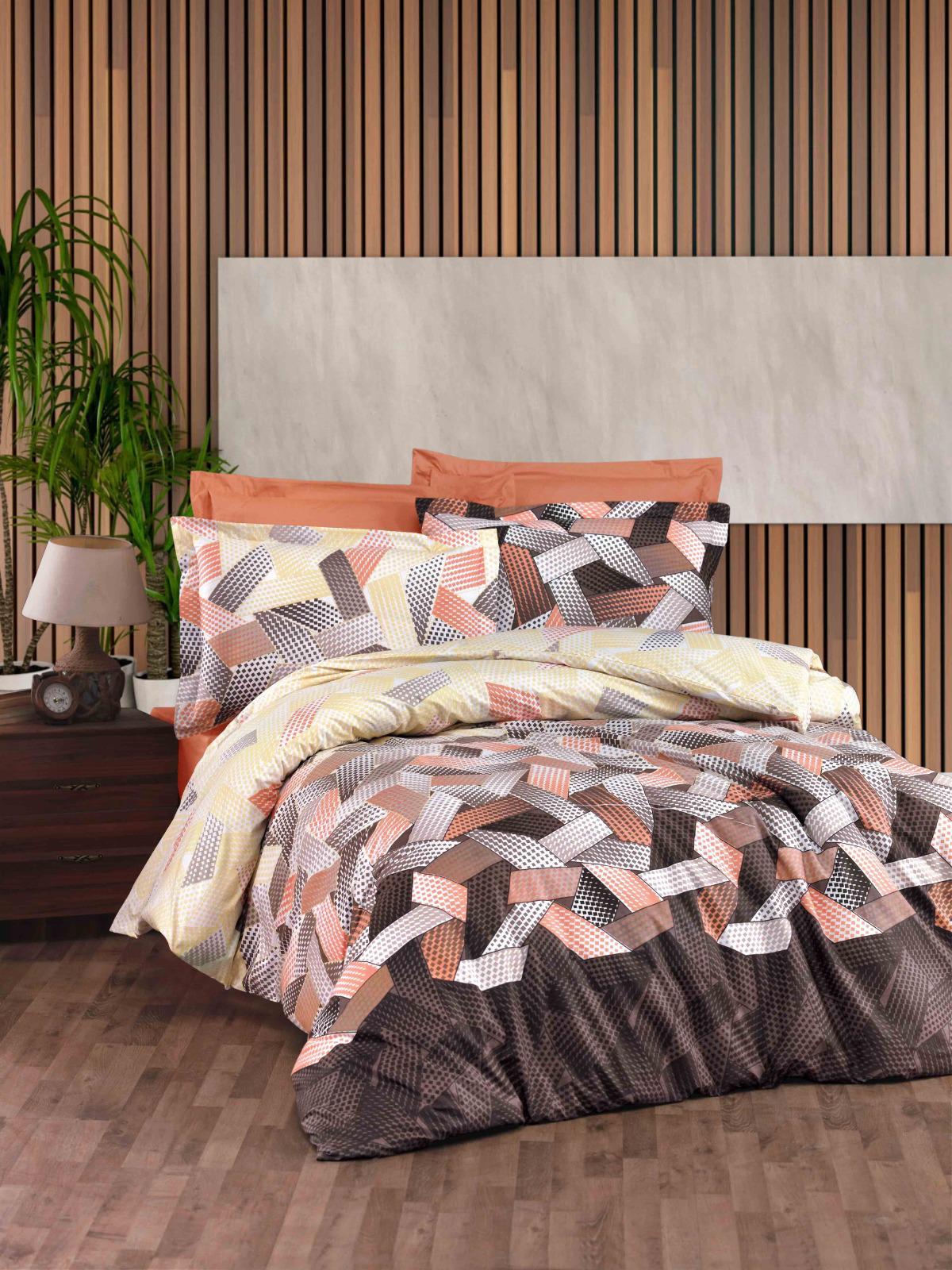 

Постельное белье CottonTwill турецкое Анкара, прямоугольники, геометрия Двойной комплект