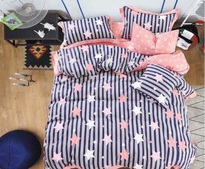 

Постельное белье CottonTwill для мальчиков и девочек "Звёзды на полосках" Полуторный комплект