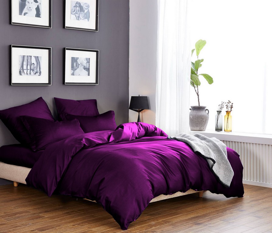 

Постельное белье CottonTwill фиолетового цвета сатин Детский комплект