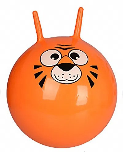 

Мяч-прыгун детский с ручками-рожками 45 см MS 0483-2 (Orange)