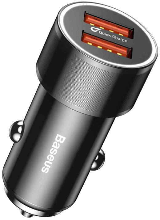 

Автомобильное зарядное устройство Baseus Small Screw 36W Black (CAXLD-B01)