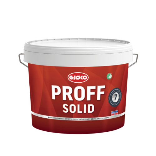 

Краска интерьерная Gjoco Proff Solid 7 моющаяся шелковисто-матовая белая