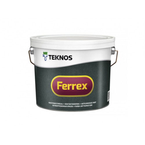 

Антикоррозионная матовая краска Teknos Ferrex белая