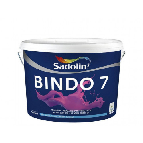 

Краска для стен Sadolin Bindo 7 белая матовая