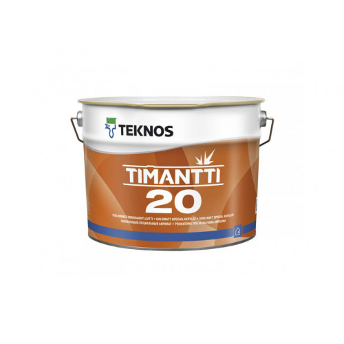 

Водоразбавляемая акрилатная краска для стен и потолков Teknos Timantti 20 База3